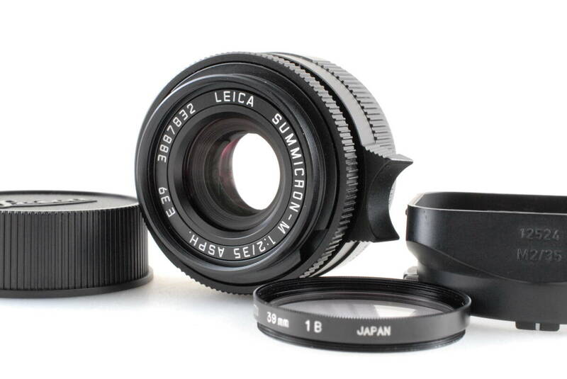 【超美品 保障付 動作確認済】Leica Summicron M 35mm f/2 ASPH Black Wide Lens ライカ ズミクロン 単焦点 レンズ #Q6955