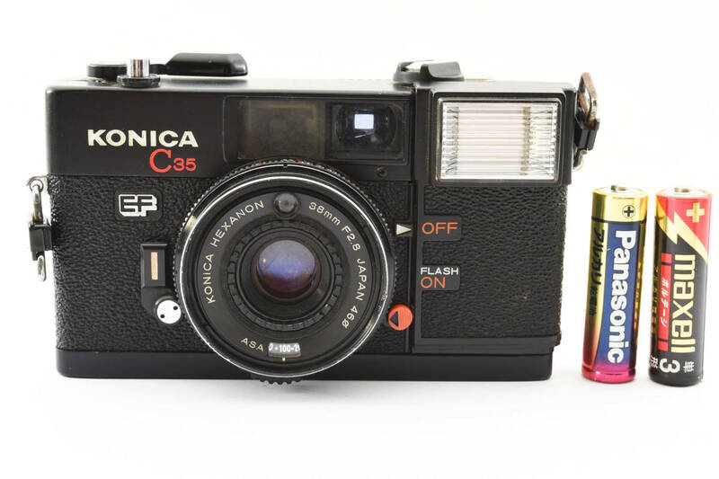 コニカ Konica C35 EF 35mm フィルムカメラ Hexanon 38mm F/2.8 [現状品] #2056411