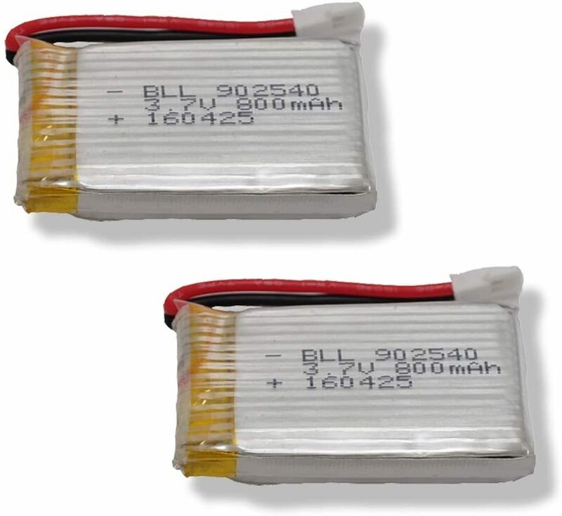 【送料無料】 ドローン用バッテリー 3.7V 800mAh Lipo リポバッテリー 2個セット SYMA X5SW X5 アップグレードバッテリー