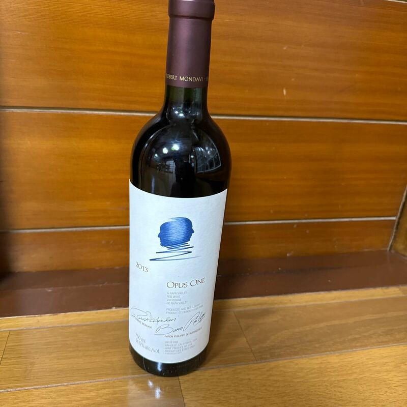 オーパスワン OPUS ONE 2013 Opus One カリフォルニア 750ml 赤ワイン アメリカ古酒 未開封 セラー保管