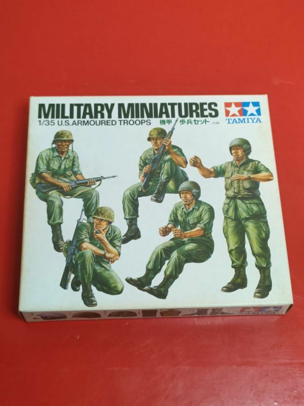 ホビー 現状品 TAMIYA ミリタリー 1/35 U.S. ARMOURED TROOPS アメリカ機甲歩兵セット