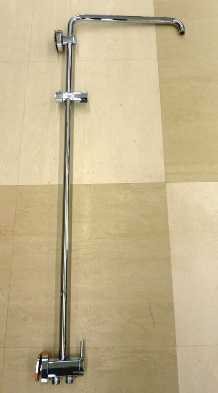 展示品●GROHE/グローエ シャワーシステム シャワーパイプ クローム 浴室 リフォーム レインシャワー