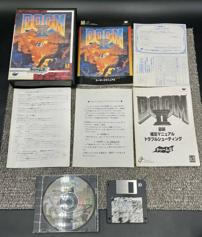 Ｘ１　PC-9800 CD-ROM DOOMII ドゥーム2 イマジニア imagineer