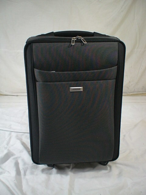 1465　AVA LLON 黒・グレー　鍵付　スーツケース　キャリケース　旅行用　ビジネストラベルバック