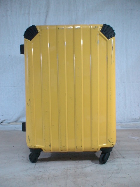 4961　黄色×黒　TSAロック付　スーツケース　キャリケース　旅行用　ビジネストラベルバック