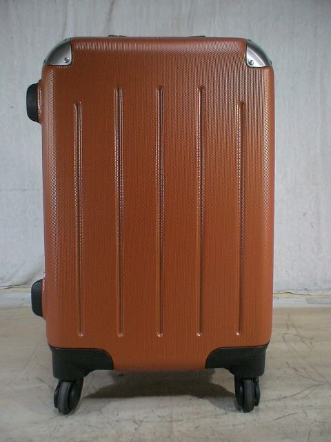 4971　オレンジ　TSAロック付　鍵付　スーツケース　キャリケース　旅行用　ビジネストラベルバック