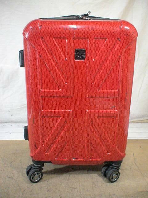 5068　KANGOL　SPORT　黒×赤　機内持ち込みOK　軽量　TSAロック付　スーツケース　キャリケース　旅行用　ビジネストラベルバック
