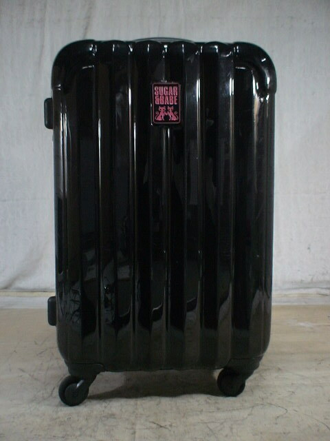 4998　SUGAR＆BABE　黒　軽量　TSAロック付　スーツケース　キャリケース　旅行用　ビジネストラベルバック