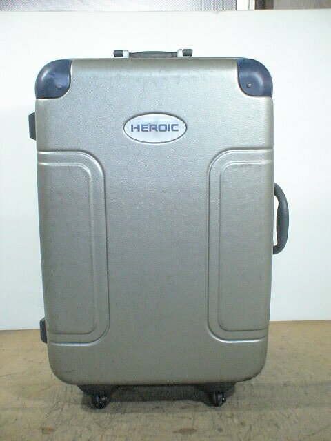 5173　HEROIC シルバー　鍵付　ダイヤル　スーツケース　キャリケース　旅行用　ビジネストラベルバック