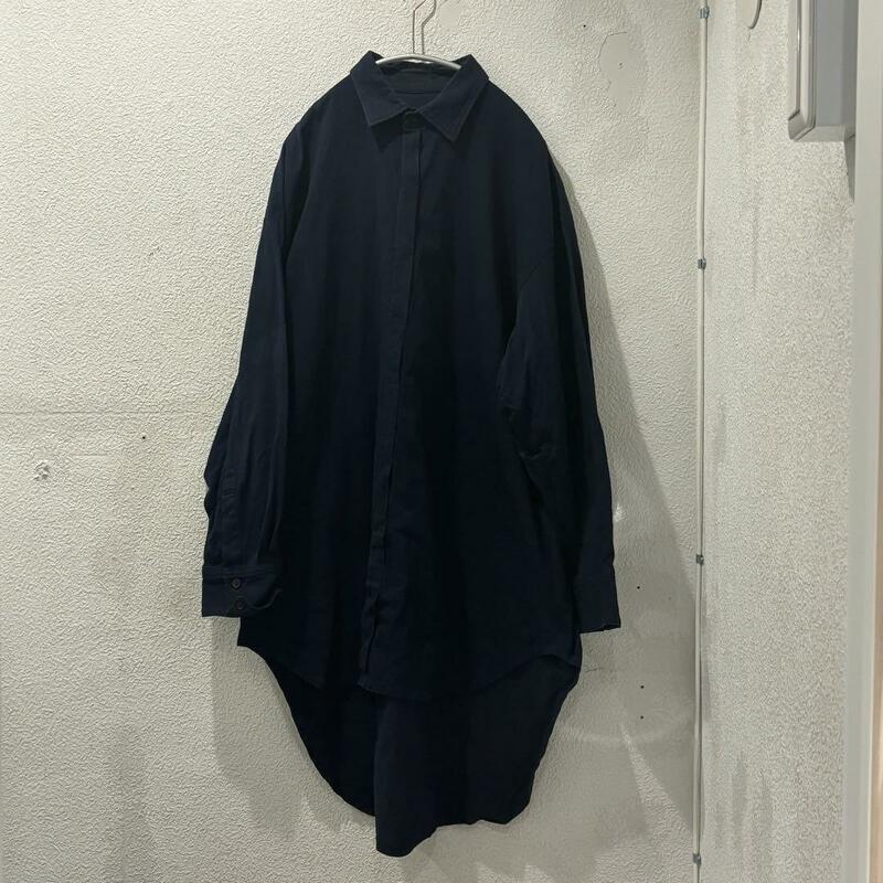 Yohji Yamamoto NOIR ヨウジヤマモト ノアール NV-B24-012 ロングシャツ SIZE1【表参道t02】