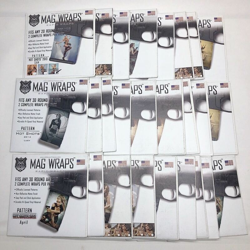 【K1】26枚セット US NightVision Mag Wraps マグラップ マガジン用デカール シール 電動ガン まとめ