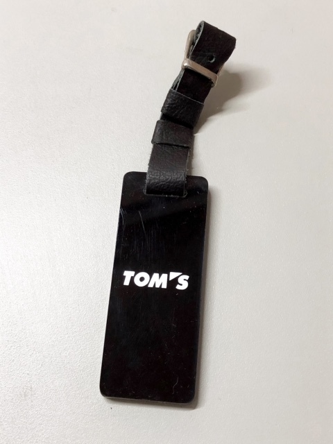 【G-435】□ 送料無料！匿名配送 □新品・未使用 □ トムス TOM'S ゴルフコレクション □ ネームプレート / ブラック TGNP0 □