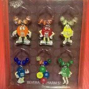 m&m's エムアンドエムズ チャームセット M&M's Brand Beverage Charm Set ☆size(1個)：約5㎝ 希少品 グッズ