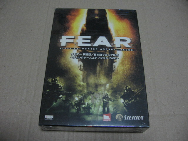[PC]win F.E.A.R. フィアー 英語版/日本語マニュアル付 ディレクターズエディション DVD ライブドア