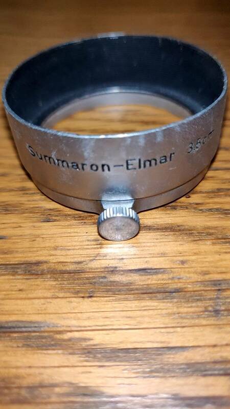 Leica FOOKH Summaron elmar 3.5cm 用 メタルフード ライカ ズマロン エルマー レンズ用