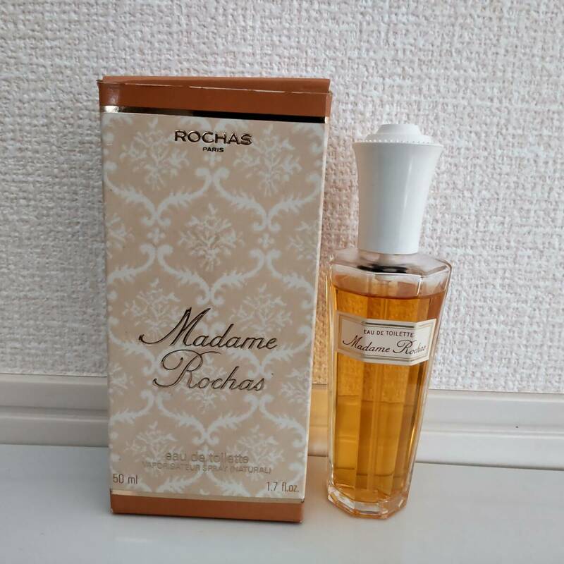 Madame Rochas マダムロシャス オードトワレ 50ml 中古品 外箱付 残量多◆19718