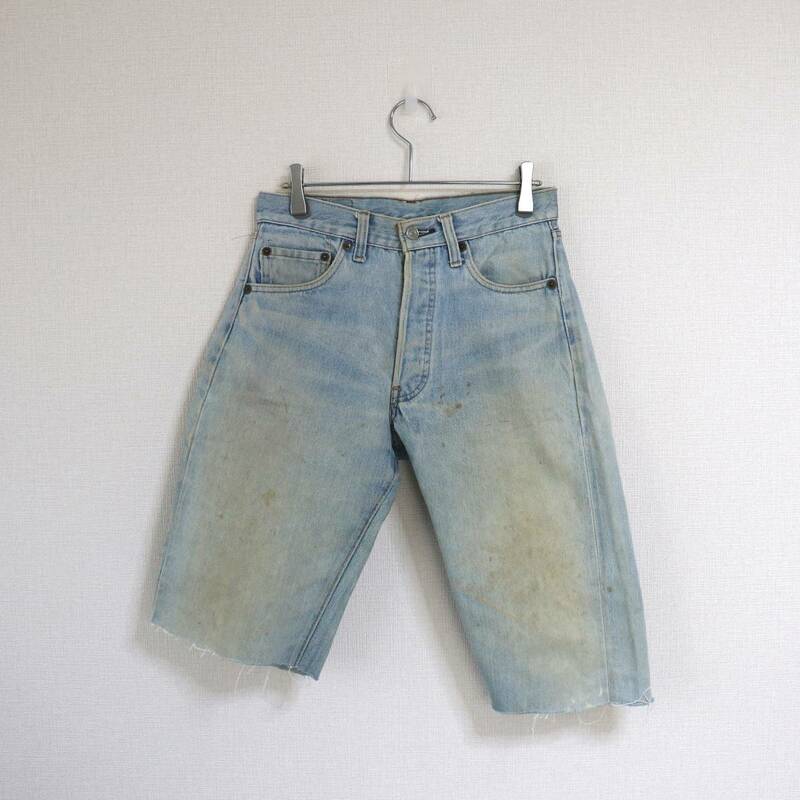 70s 80s Levi's 501 リーバイス 66後期 USA製 ボタン裏6 デニムパンツ ジーンズ - Size 29