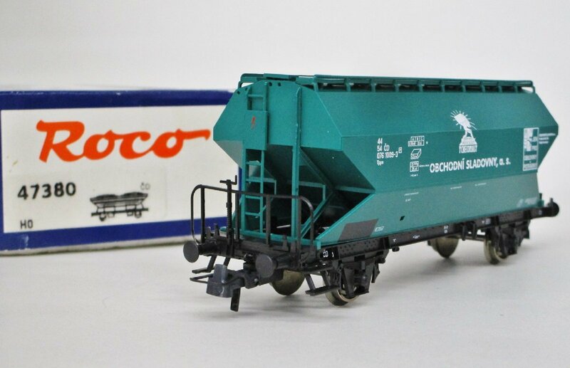 ROCO 47380 CD(チェコ鉄道) ホッパ貨車 OBCHODNI SLADOVNY【A'】qjh012414