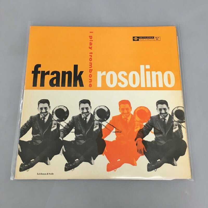 LPレコード Frank Rosolino/I Play Trombone Bethlehem BCP26 オリジナル盤 2402LBM004