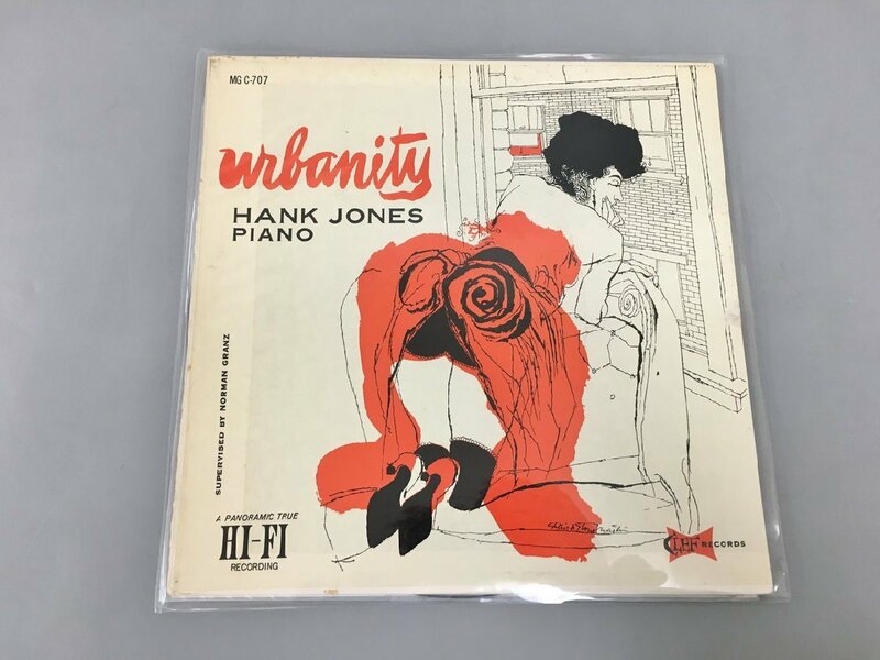 LPレコード Hank Jones Urbanity Clef Records MG C-707 2401LBM106