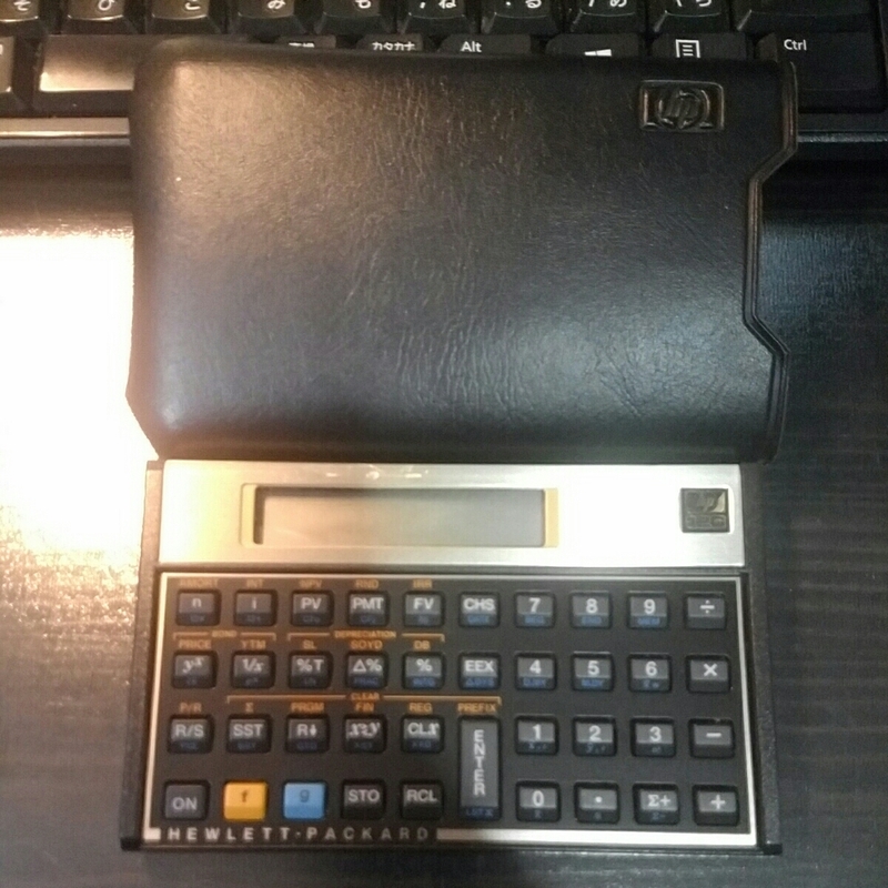 ヒューレット・パッカード　HP12C マレーシア製　アメリカ金融電卓　ローン電卓