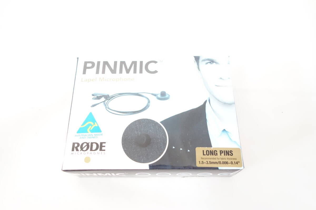 【新品】 Rode ロード ピンマイク PinMic Lapel Microphone Long Pins (国内正規品)