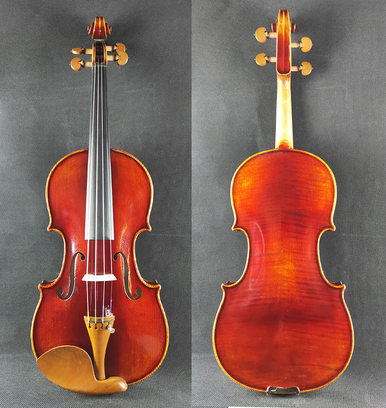 アマティ モデル　古材で作ったバイオリン　レッド