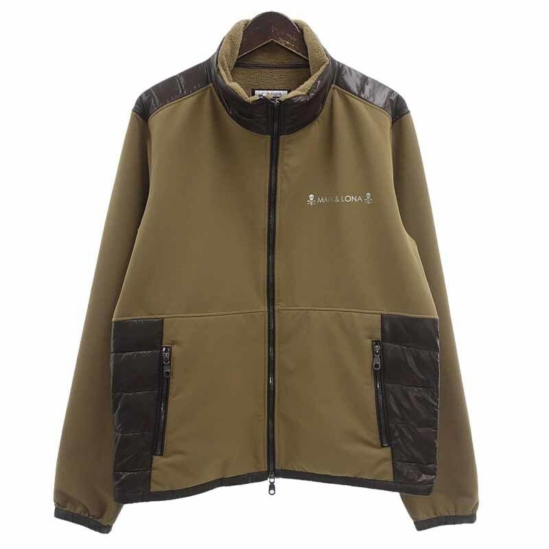 【特別価格】MARKLONA ゴルフ 19AW FOUAD TECH FLEECE BLOUSON ジャケット ブラック メンズ50