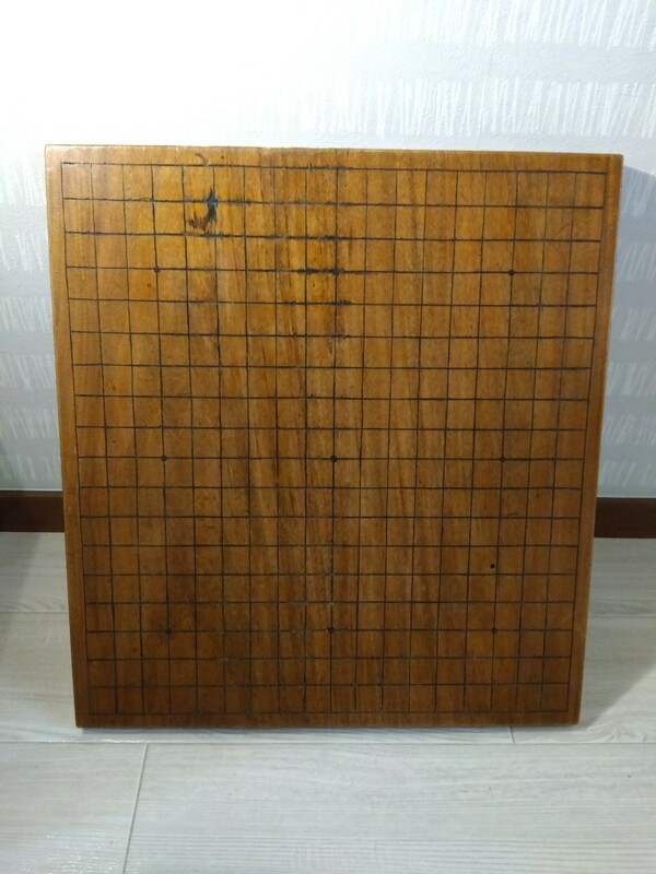 【A886】 碁盤 木製 薄型 サイズ 42×46×3cm 囲碁