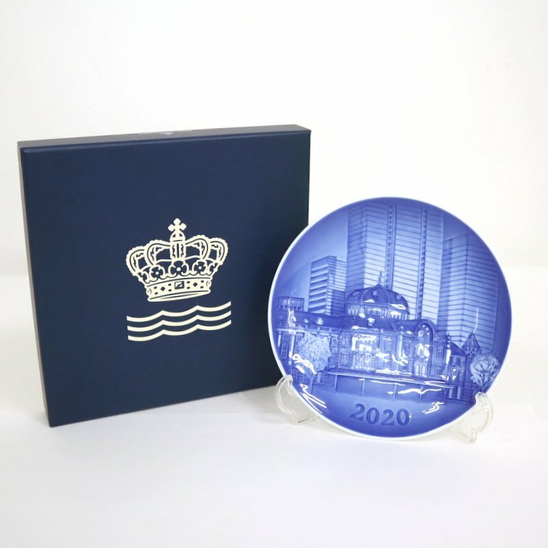 【未使用品】ロイヤルコペンハーゲン ヘリテージプレート 2020年 ブルー/Royal Copenhagen/食器/陶磁器/2j2071