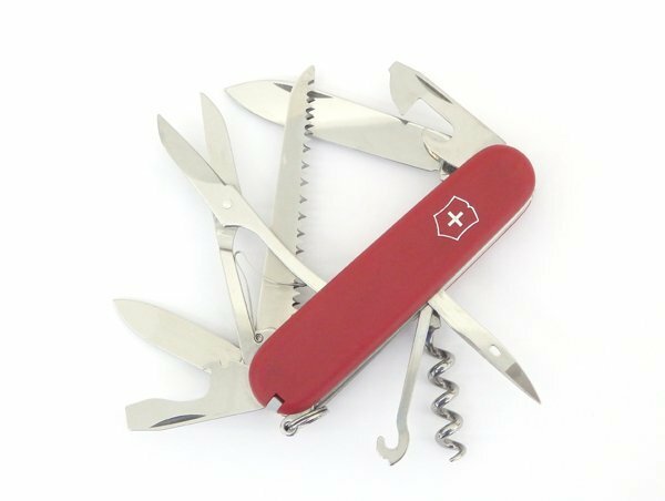 VICTORINOX/ビクトリノックス ハントマン マルチツール 艶無し レザーケース付き 4.0521.3 キャンプ アウトドア サバイバル