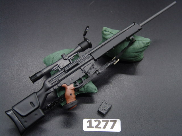 【 1277 】1/6ドールパーツ：DRAGON製 GSG9 PSG-1 狙撃銃セット【 長期保管・ジャンク扱い品 】