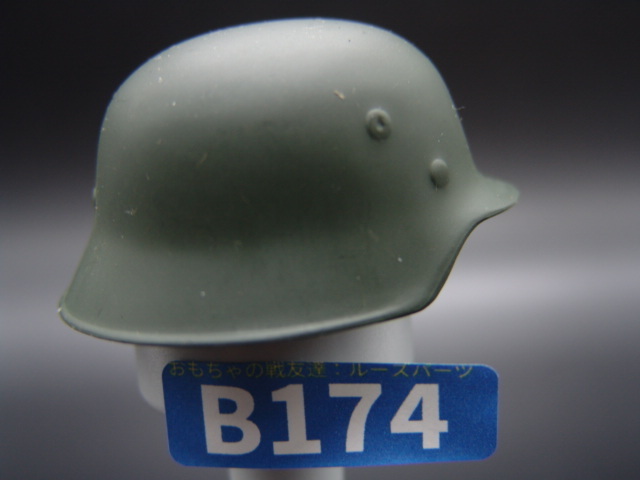 【 青174 】1/6ドールパーツ：DRAGON製 ドイツ軍M42ヘルメット（WWII）【 長期保管・ジャンク扱い品 】
