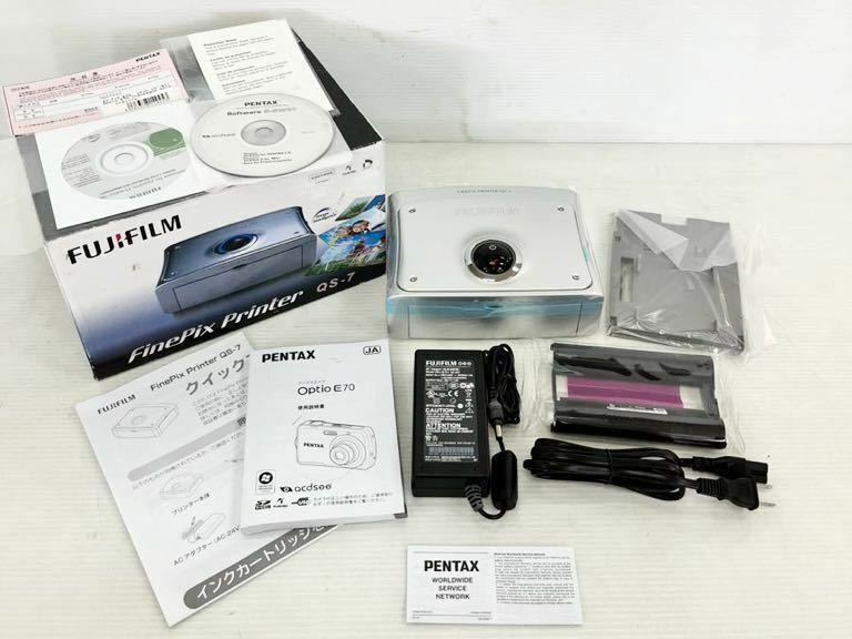 未使用品 FINEPIX PRINTER QS-7 2009年 ファインピクス プリンタ 富士フィルム フォトプリンター 通電確認済み 箱説明書付 保管品 6020107