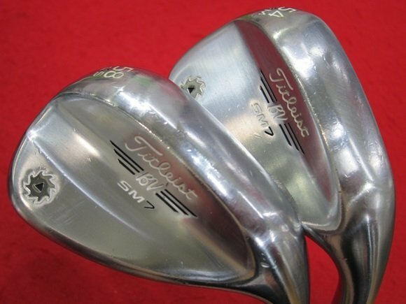 ★タイトリスト　VOKEY SM7 ツアークローム　54度 & 58度　NSPRO MODUS3 TOUR 105/R　【中古/2本セット】