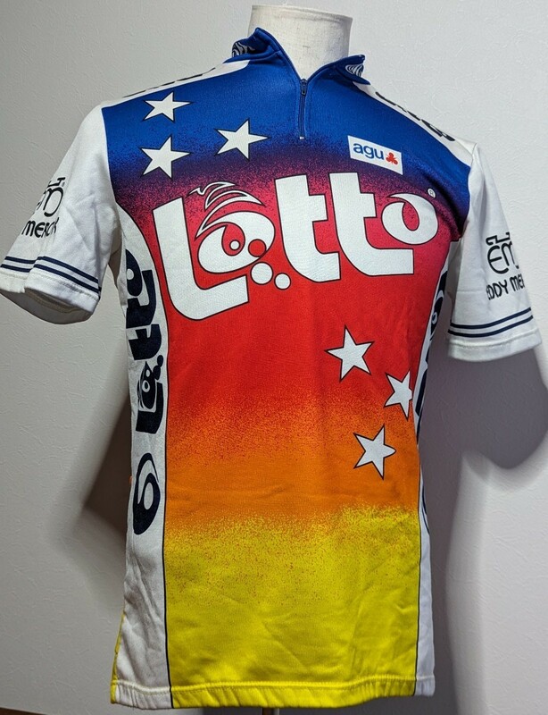 80sビンテージサイクルシャツ agu Lotto Eddy Merckx