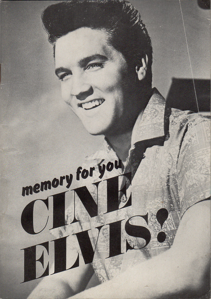 送料無料！エルビス・プレスリー「memory for you "CINE ELVIS!"」冊子