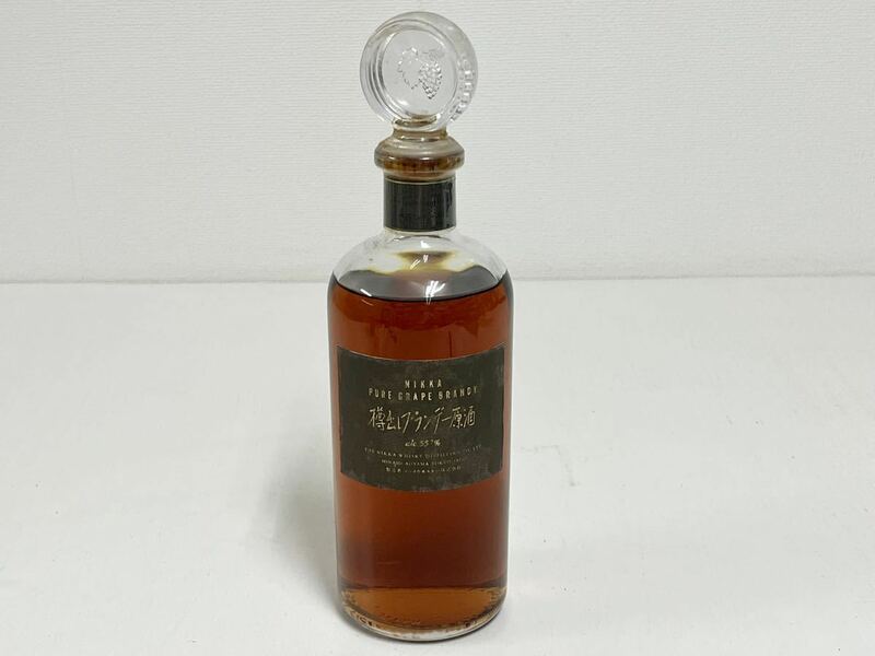 未開栓 NIKKA ニッカ 樽出し ブランデー 原酒 500ml 55.7% ブランデー特級 PURE GRAPE BRANDY ニッカウヰスキー