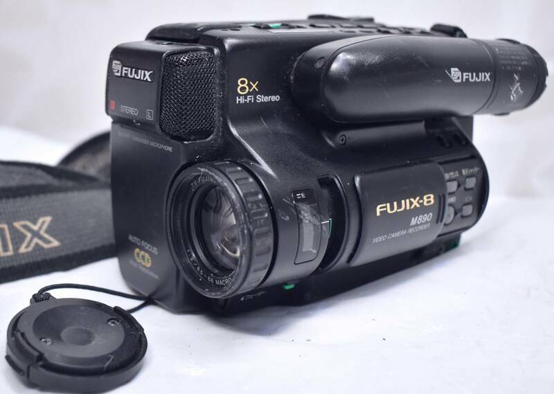 ●●FUJIX ビデオカメラ（FUJIX-8 M890）修理要/部品取り用：ジャンク品●●送料（520円）