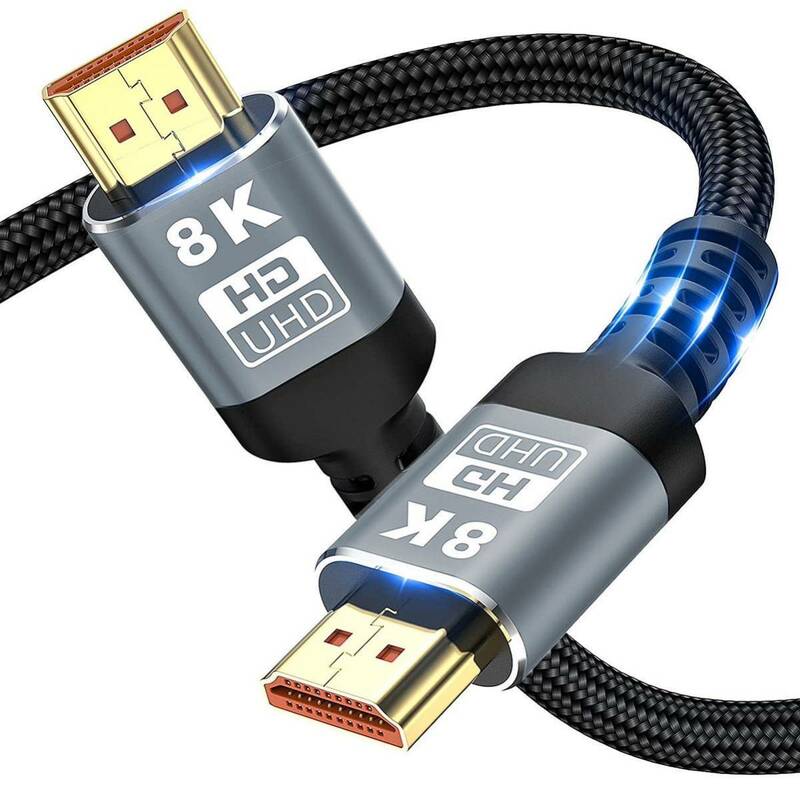 【新品】HDMI2.1ケーブル 8k ハイスピード 高解像度 3D 超高速 2m