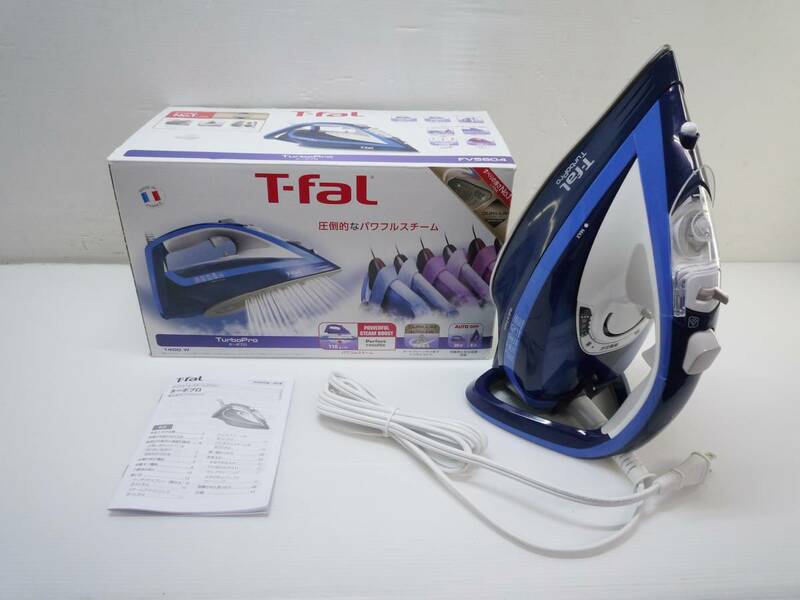 CN7292ta 美品 T-fal/ティファール スチームアイロン TURBO PRO ターボプロ FV5604J0