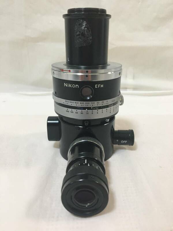 〇S178〇現状品　顕微鏡　カメラ用品 Nikon ニコン EFM 