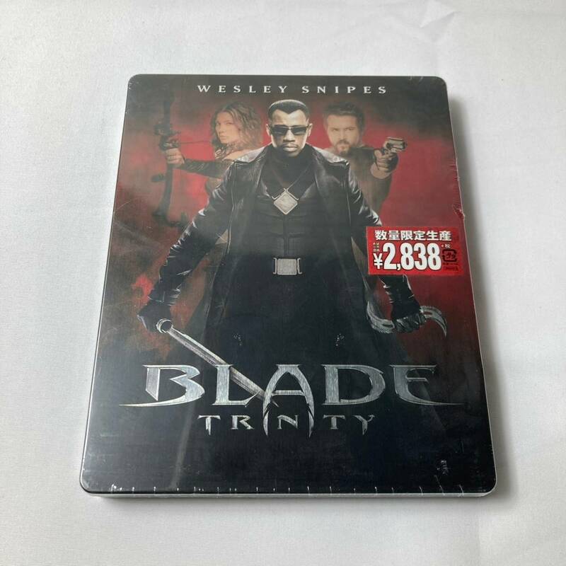 【未開封】洋画Blu-ray Disc ブレイド3 trinity ブルーレイ版 スチールブック仕様 [数量限定生産] ブルーレイ 管理wdv80