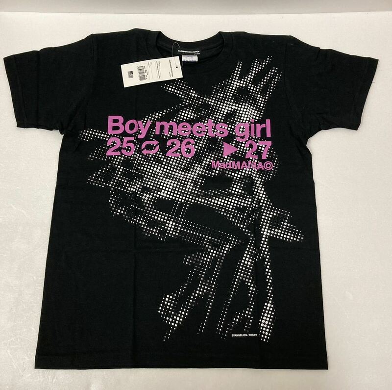 新世紀エヴァンゲリオン SDAT Boy meets girl tee Tシャツ　碇シンジ　マリ　MadMANIAC Mサイズ