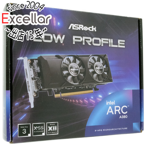 ASRock製グラボ Intel Arc A380 Low Profile 6GB PCIExp 6GB [管理:1000027344]
