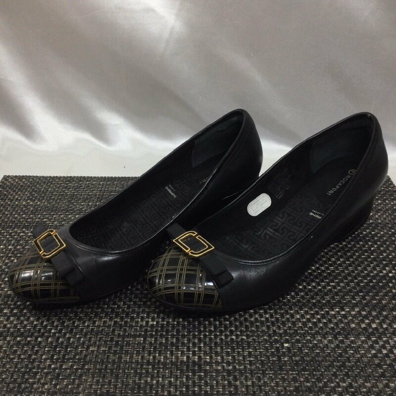 【中古品/インボイス登録店/TO】 ROCKPORT ロックポート レディース パンプス US7.5 24.5cm ブラック RS0201/0000