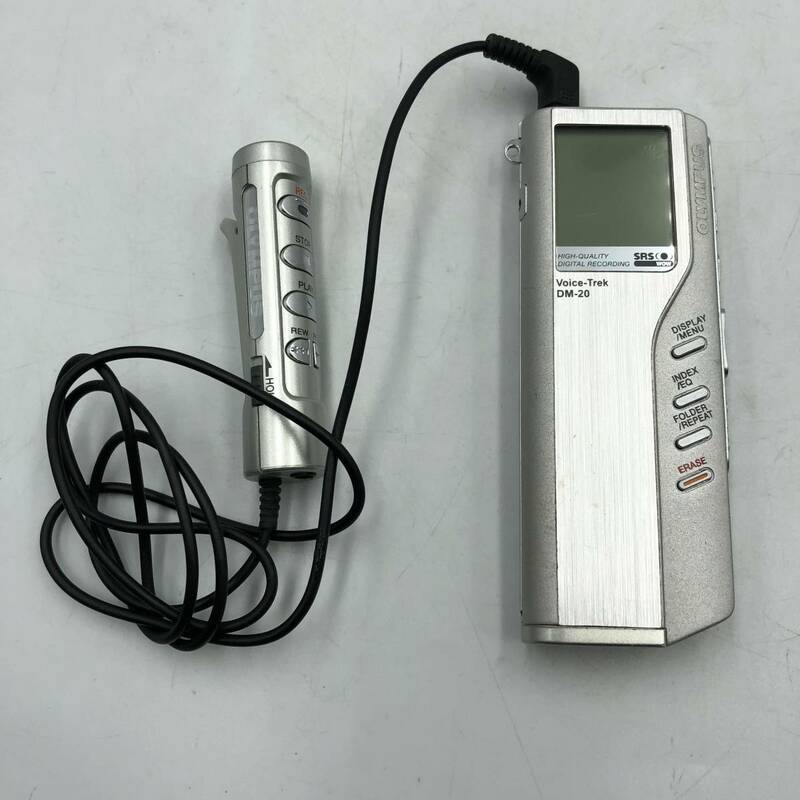【OLYMPUS】ボイスレコーダー Voice-Trek DM-20　ICレコーダー　録音　ビジネス　中古