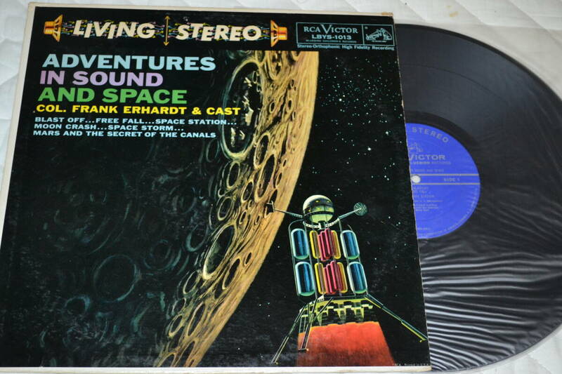 12(LP) ADVENTURES IN SOUND AND SPACE Col. FRANK ERHAROT & CAST USオリジナル　モンド系レコード　額縁ジャケ　1958年