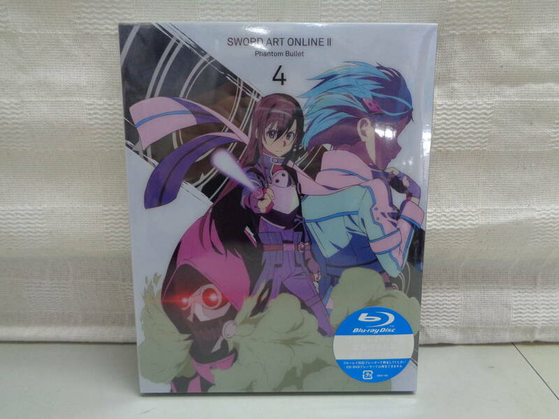 新品・未開封品 ※難あり※ Blu-ray ソードアート・オンラインII Phantom Bullet 4巻 【完全生産限定版】 即決