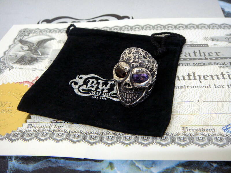 Bill Wall LeatherビルウォールレザーBWLグラフィティマスタースカルリングGRAFFITI MASTER SKULL RING LTD99個 約15.5号R346定価218,900円